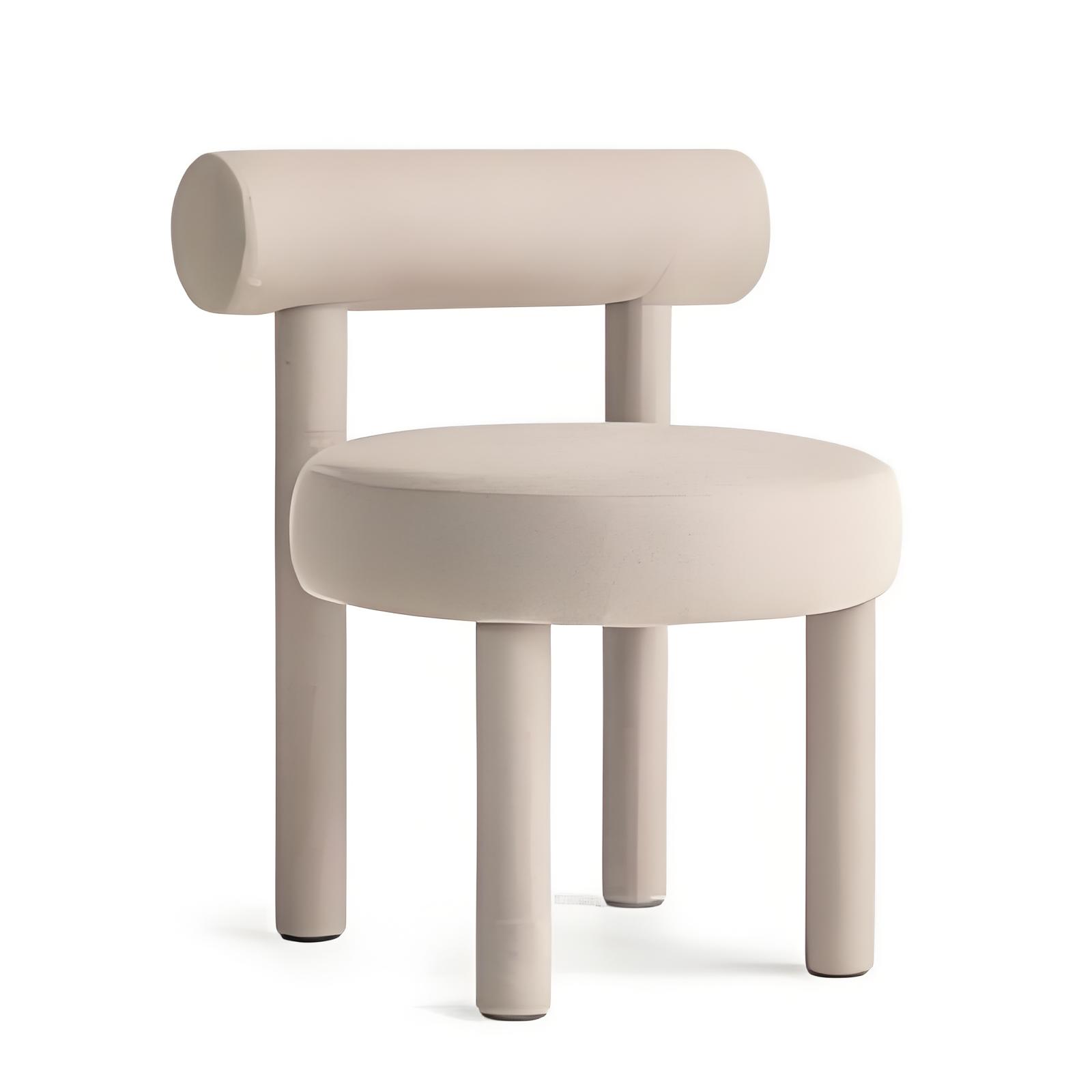 Cream Dining Chair Mid Century Custom Hotel Furniture